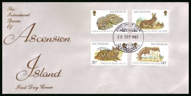 Introduced Species<br/>on an official unaddressed official First Day Cover