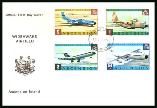 Wideawake Airfield<br/>on an official unaddressed official First Day Cover