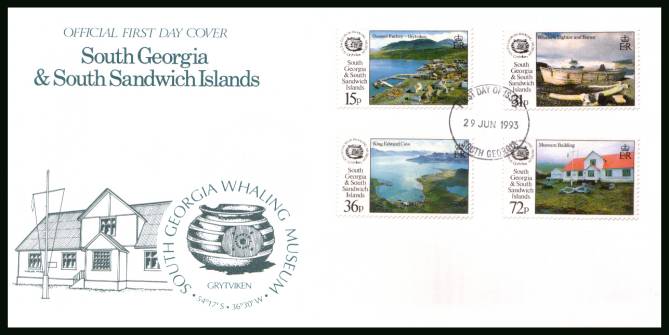 South Georgia Whaling Museum<br/>on an official unaddressed official First Day Cover