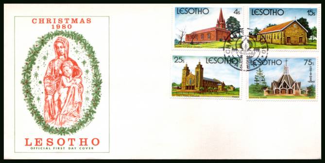 Christmas<br/>on an unaddressed official illustrated First Day Cover
