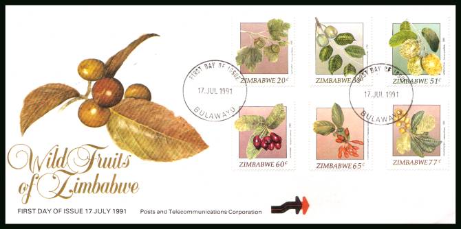 Wild Fruits<br/>on an official unaddressed First Day Cover