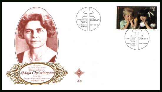 50th Anniversary of Christmas Stamp Fund<br/>on an official unaddressed First Day Cover
<br/>Cover number:3.16