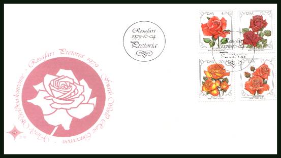 World Rose Convention<br/>on an official unaddressed First Day Cover
<br/>Cover number:3.18