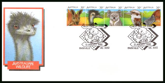 Australian Wildlife - 1st Series<br/>on an official unaddressed First Day Cover