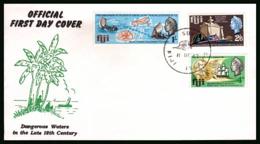 150th Death Anniversary of Admiral Bligh<br/>on an unaddressed illustrated First Day Cover 

