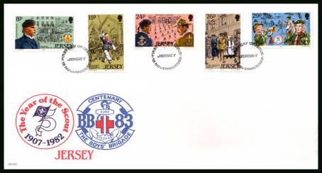Youth Organizations<br/>on an official unaddressed illustrated First Day Cover 

