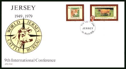 Jersey Cattle Bureau Conference
<br/>on an official unaddressed illustrated First Day Cover 

