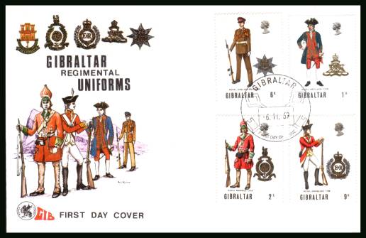 Military Uniforms - 1st Series<br/>on an unaddressed illustrated WESSEX First Day Cover