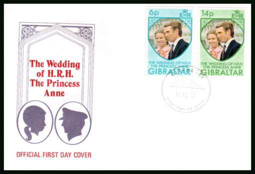 Royal Wedding<br>on an official unaddressed First Day Cover
