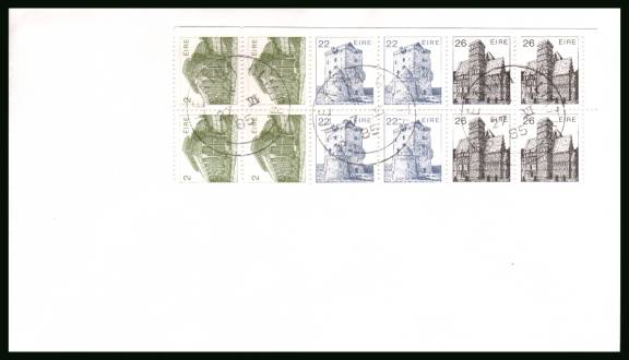 The 2 booklet pane of twelve<br/>on a plain unaddressed First Day Cover