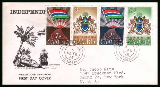 Independence <br/>on a typed addressed illustrated First Day Cover