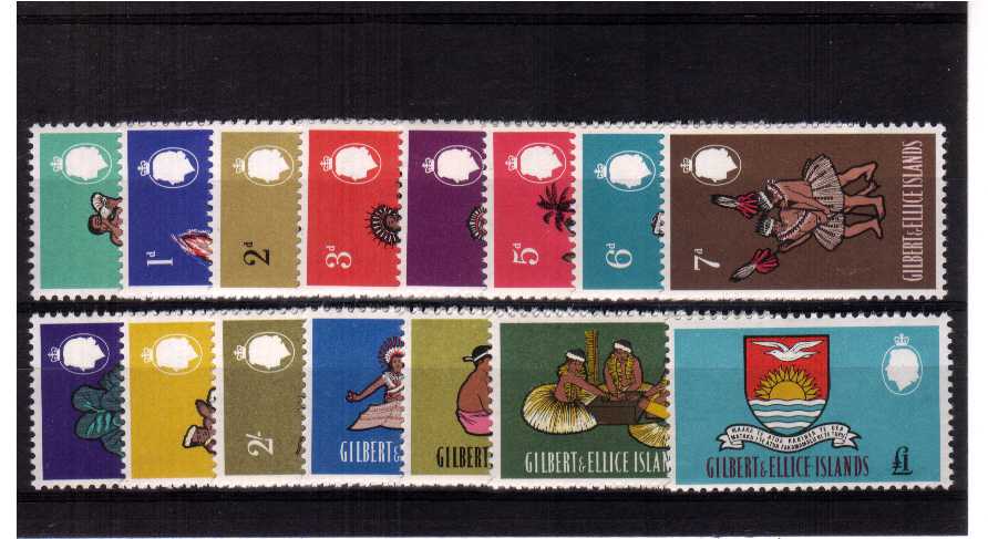 A superb unmounted mint set of fifteen.<br/><b>ZKB</b>