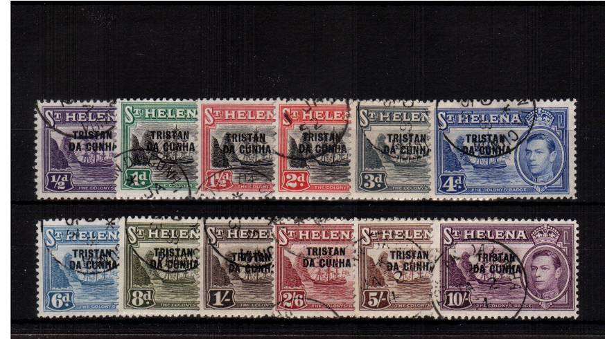 The overprint set of twelve superb fine used.
<br><b>XWX</b>