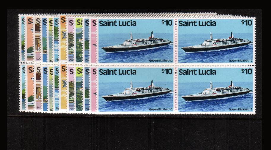 Transport set of twelve in superb unmounted  mint blocks of four.
<br/><b>QBQ</b>