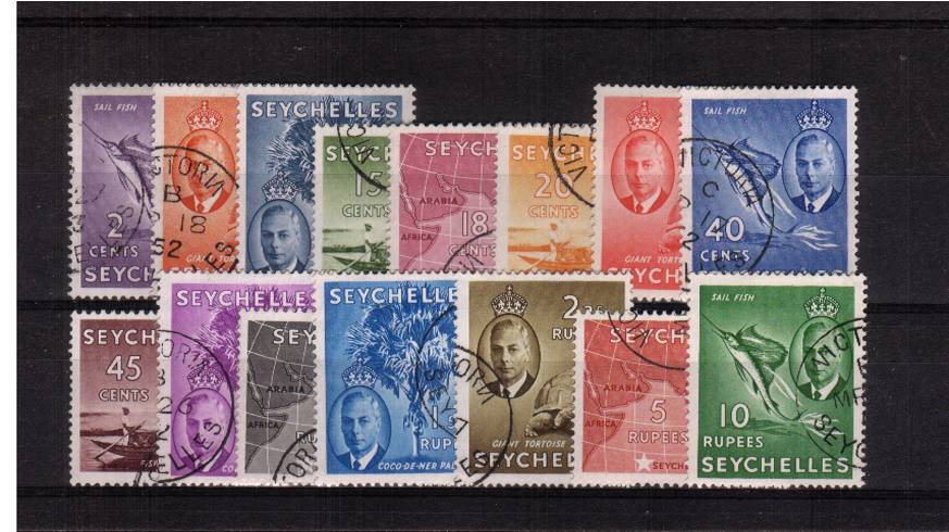 A superb fine used set of fifteen.
<br/><b>QCQ</b>