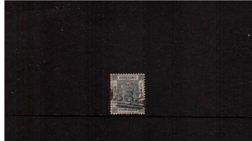 4c Grey - Watermark Crown CC<br/>
A good used single.
<br/><b>HK22</b>