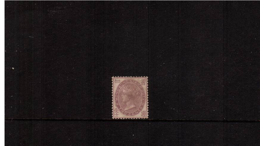 2c Dull Purple<br/>
A fine mint stamp wih no gum. SG Cat 200
<br/><b>HK22</b>