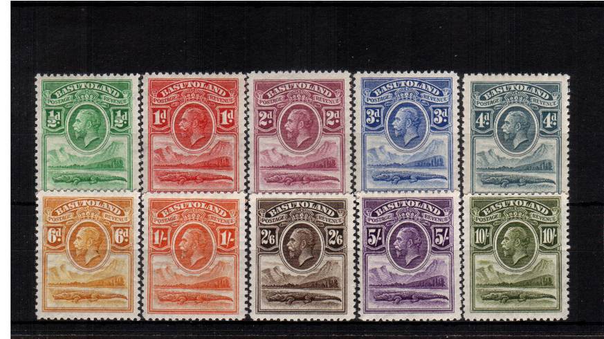 The first set of ten superb unmounted mint. A rare set unmounted.
<br/><b>BBJ</b>