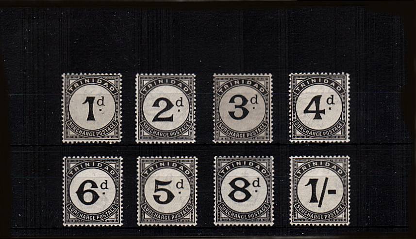 The Script Watermark set of eight superb unmounted mint. A rare set to find unmounted!
<br/><b>QGQ</b>