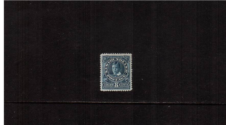 8c Greenish Blue from the Coronation set lightly mounted mint. SG Cat 95
<br/><b>QGQ</b