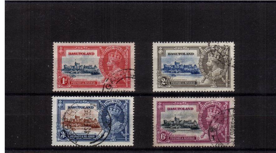 Silver Jubilee set of four superb fine used.
<br/><b>SEARCH CODE: 1935JUBILEE</b><br/><b>QQW</b>