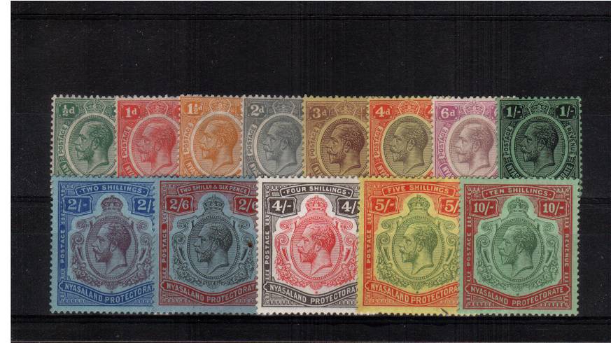 A fine very, very lightly mounted mint set of thirteen. 
<br><b>QLQ</b>