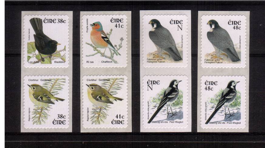 Euro ''Birds'' Australian Printings in vertical se-tenant pairs<br/>The complete set of four pairs.
