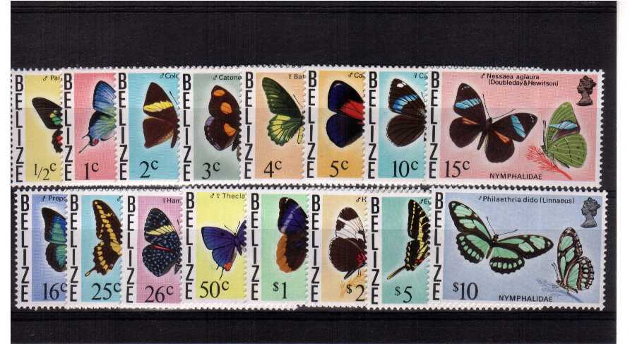 superb unmounted mint set of sixteen.