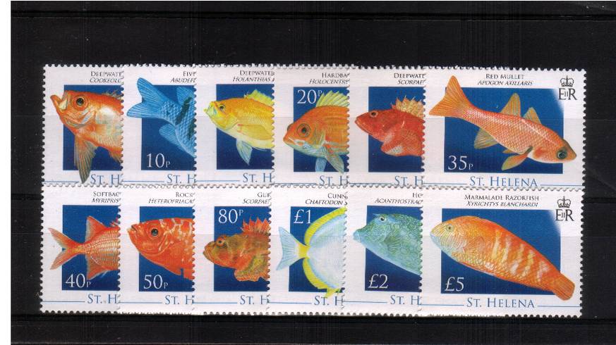 Fish set of twelve superb unmounted mint.
<br/><b>QMQ,</b>