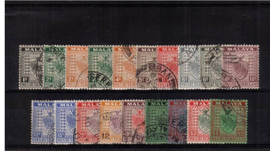A superb fine used set of nineteen each stamp being a selected example. SG Cat �5
<br><b>QNQ</b>