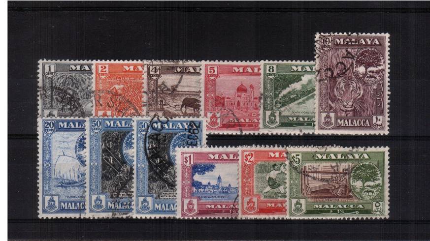 A superb fine used set of eleven  with the addition of the 50c SG listed shade. 
<br><b>QNQ</b>