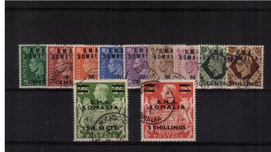 A superb very fine used set of ten. Scarce set genuinely used.
<br><b>QRQ</b>
