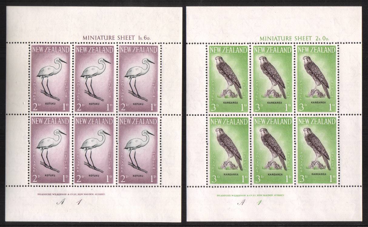 Health pair of sheets - Birds superb unmounted mint.<br/><b>QSQ</b>