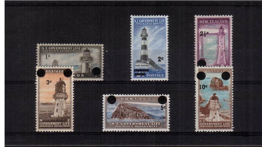 Lighthouses - A good mounted mint set of six.<br/><b>QSQ</b>