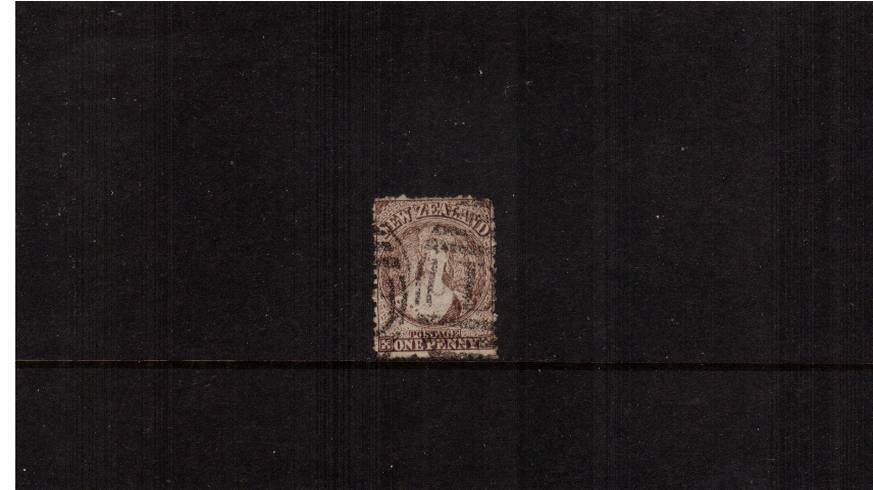 1d Brown (worn plate) - Watermark Large Star - Perforation 12<br/>
A good used single. SG Cat 42

<br/><b>QSQ</b>