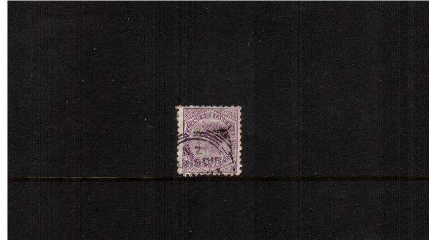2d Lilac - Watermark NZ Star (7mm) - Perforation 10<br/>
A fine used single with a Brown-Red advert on back<br/>
reading FLAG BRAND PICKLES. The advert is crisp and central. Lovely!!



<br/><b>QSQ</b>
