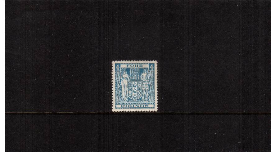 4 Light Blue with Watermark Inverted<br/>
a good lightly mounted mint bright and fresh stamp. SG Cat 350
<br/><b>QSQ</b>