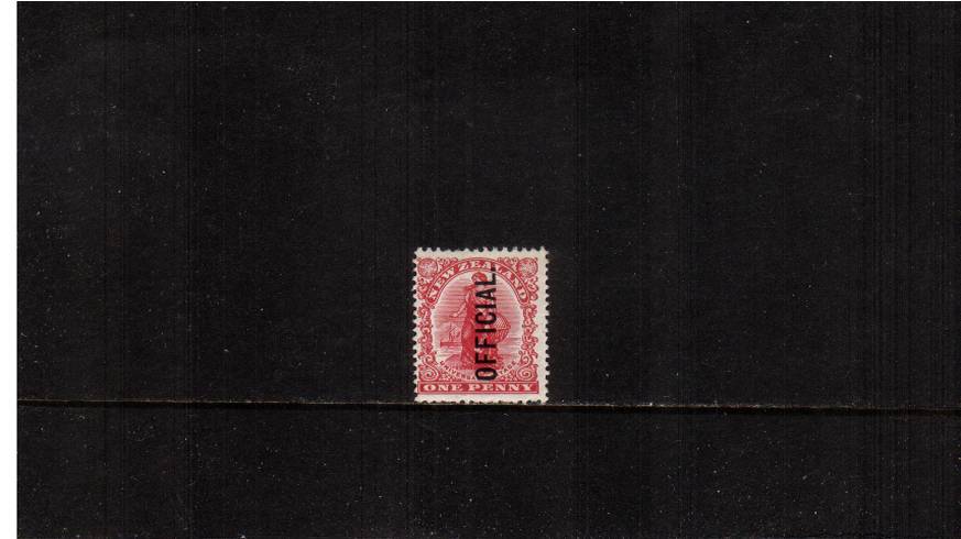 1d Carmine - Perforation 14x15<br/>
A superb unmounted mint single.