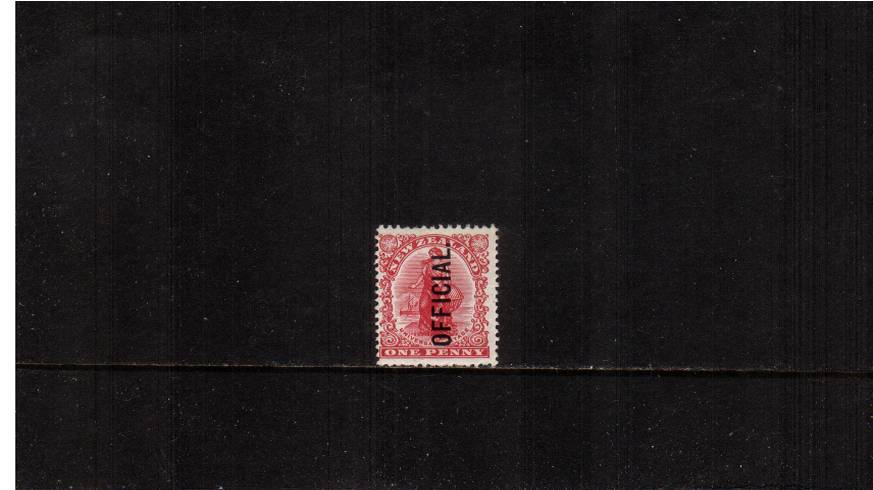 1d Carmine - Perforation 14x15<br/>
A superb unmounted mint single.