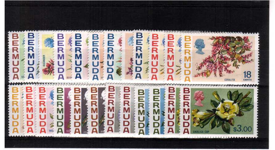 Flowers - Superb unmounted mint set of twenty-four.<br/><b>QQG</b>