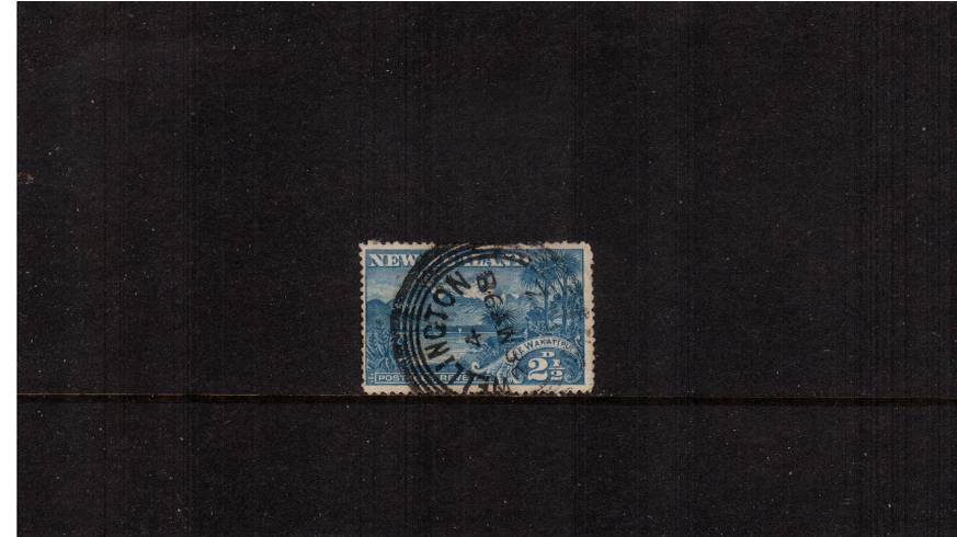2d Sky-Blue - Inscribed WAKATIPU<br/>
from the No Watermark Pictorials Set - Perforation 12-16<br/>
A superb fine used single cancelled with a WELLINGTON VDS dated 8 MY 98