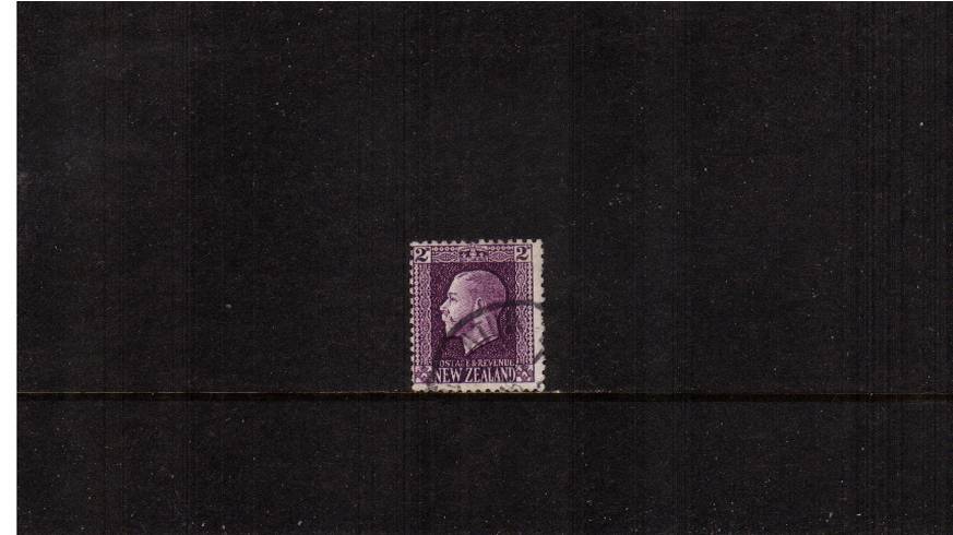 2d Bright Violet - George 5th Head - Perf 14x13<br/>
A very pretty superb fine used single. SG Cat 65<br/><b>QSQ</b>