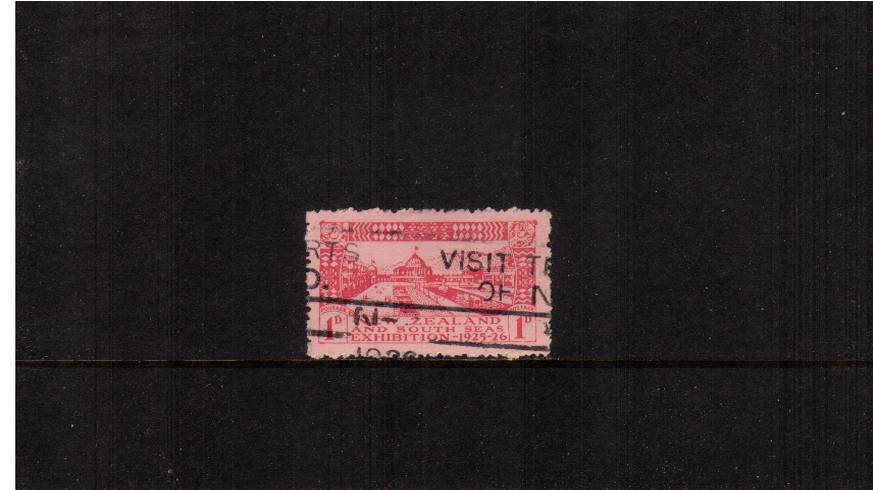 Dunedin Exhibition - 1d Carmine on Rose<br/>
A good used stamp. 
<br/><b>QSQ</b>