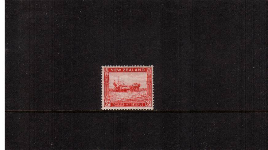 6d Scarlet - Perf 13x14<br/>
A good mounted mint single. SG Cat 26
<br/><b>QSQ</b>