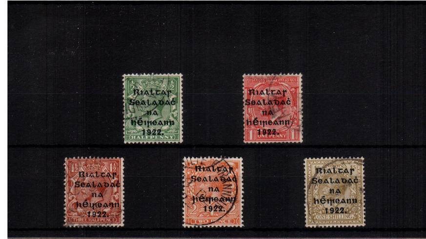 The THOM overprint set of five superb fine used.
<br/><b>QUQ-X</b>