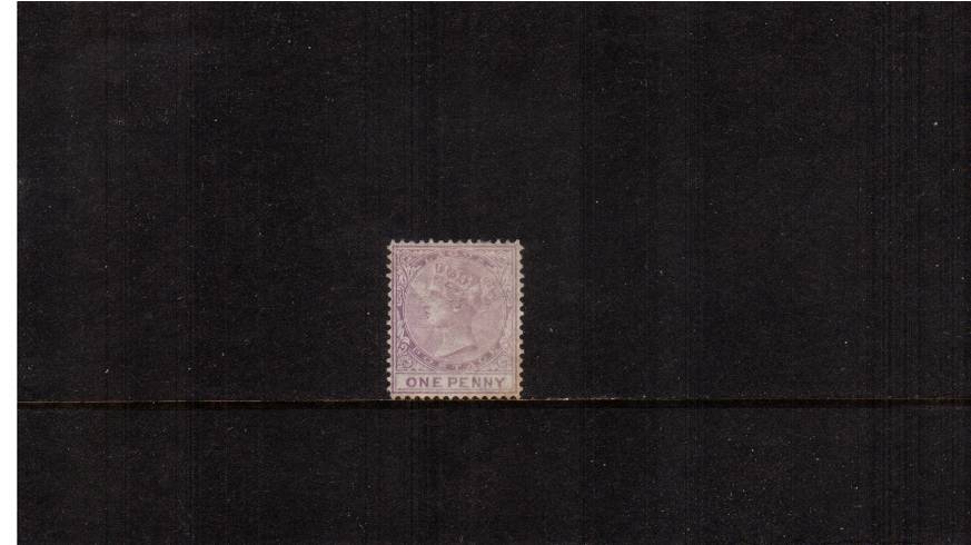 1d Lilac-Mauve - Perforation 14<br/>
A fine lightly mounted mint with full gum. SG Cat £50