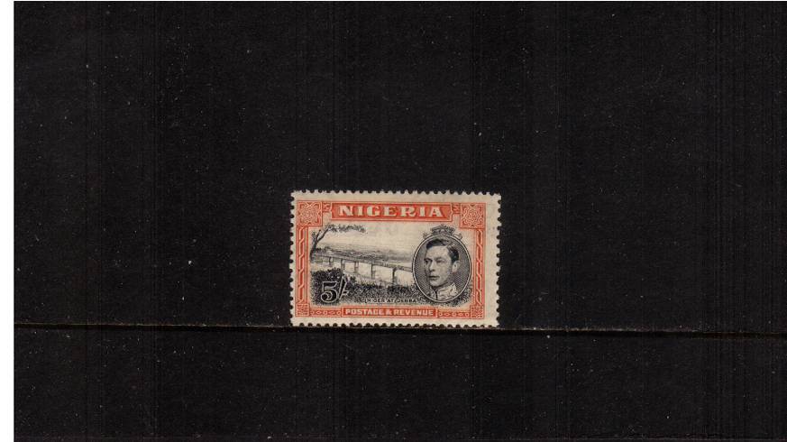 5/- definitive odd value - perf 13x11
A fine lightly mounted mint single.