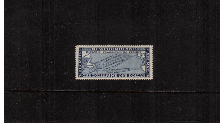 $1 Deep Blue - Without Watermark<br/>
A fine lightly mounted mint single. SG Cat 50
<br/><b>QVQ</b>