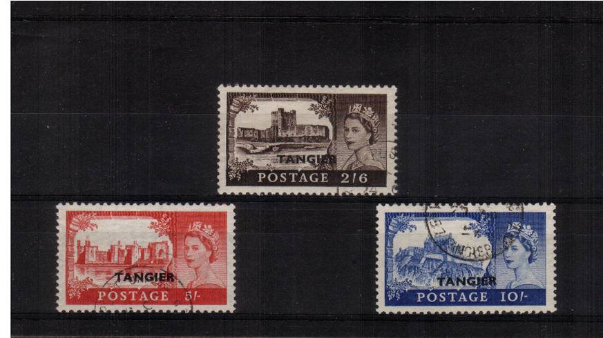 Castles - superb fine used set of three.<br/><b>QVQ</b>