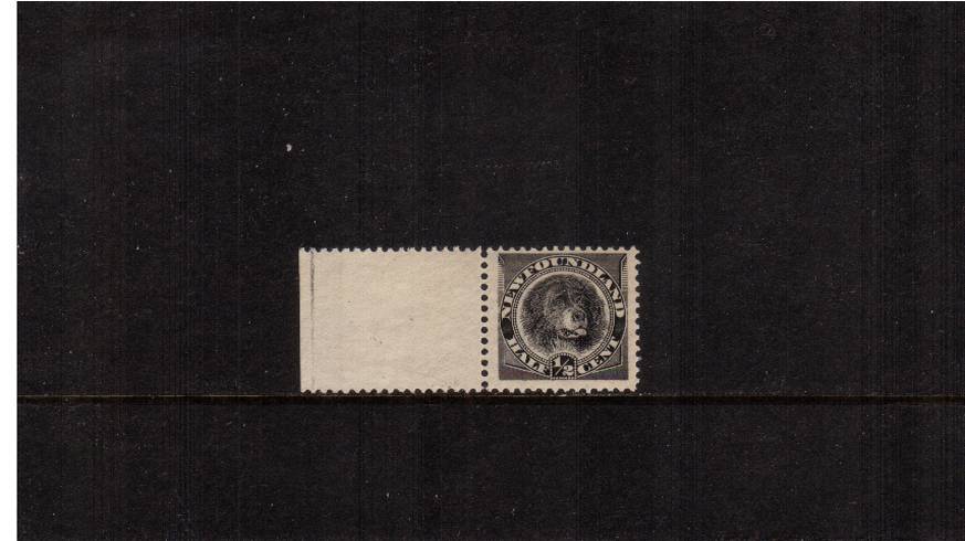 c Black<br/>
A stunning superb unmounted mint left side marginal single. 
<br/><b>QYQ</b>